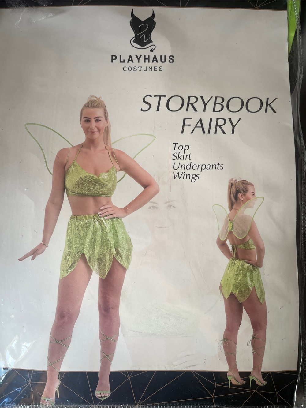 Playhaus Storybook Fairy Costume - Lime Green